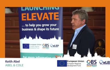 Oxfordshire Local Enterprise Partnership OBS Elevate event